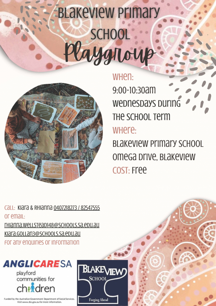 Playgroup flyer 2024